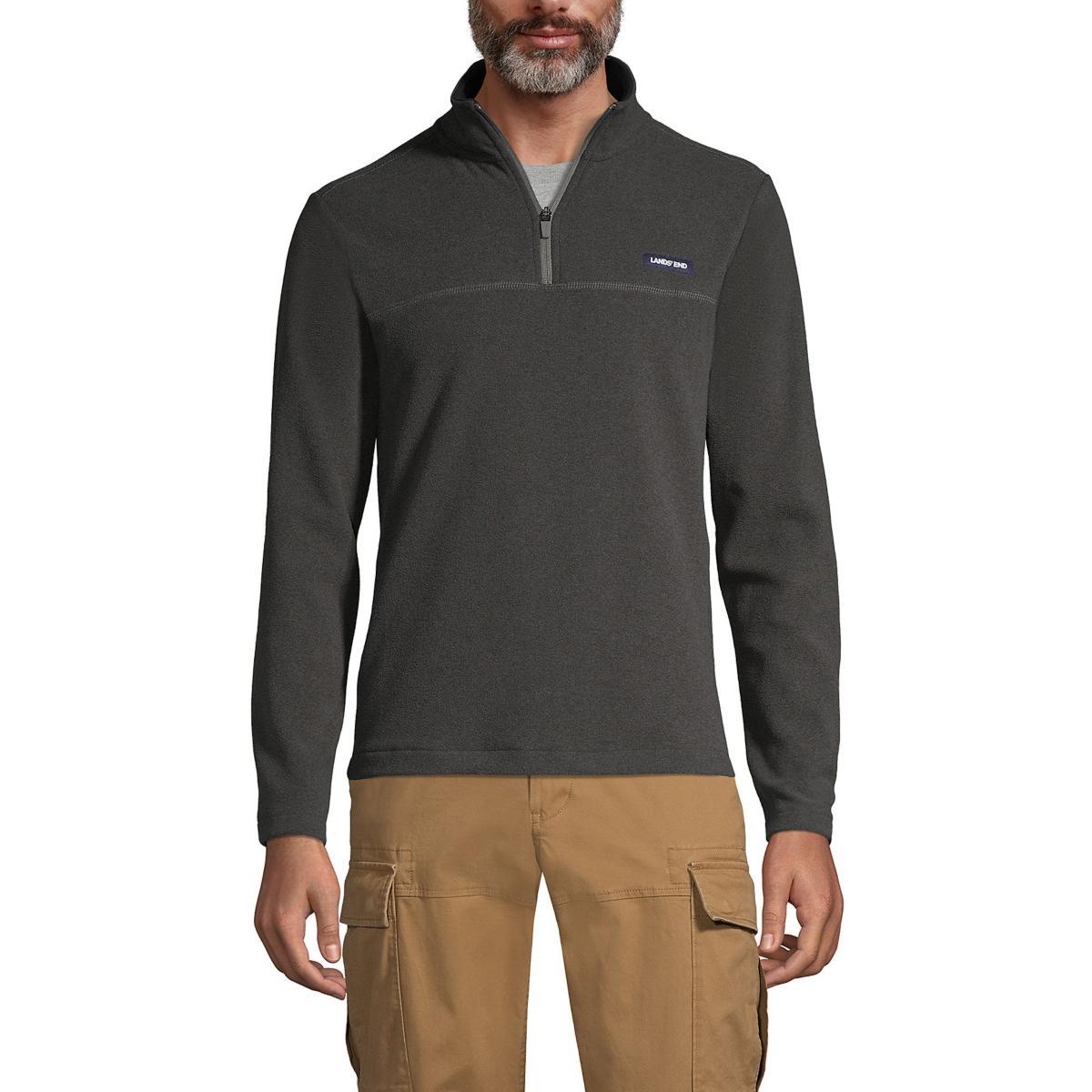 Mens Lands End Fleece Quarter-Zip Pullover Product Image