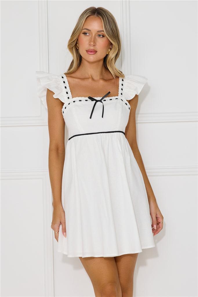 Zephyra Mini Dress White Product Image