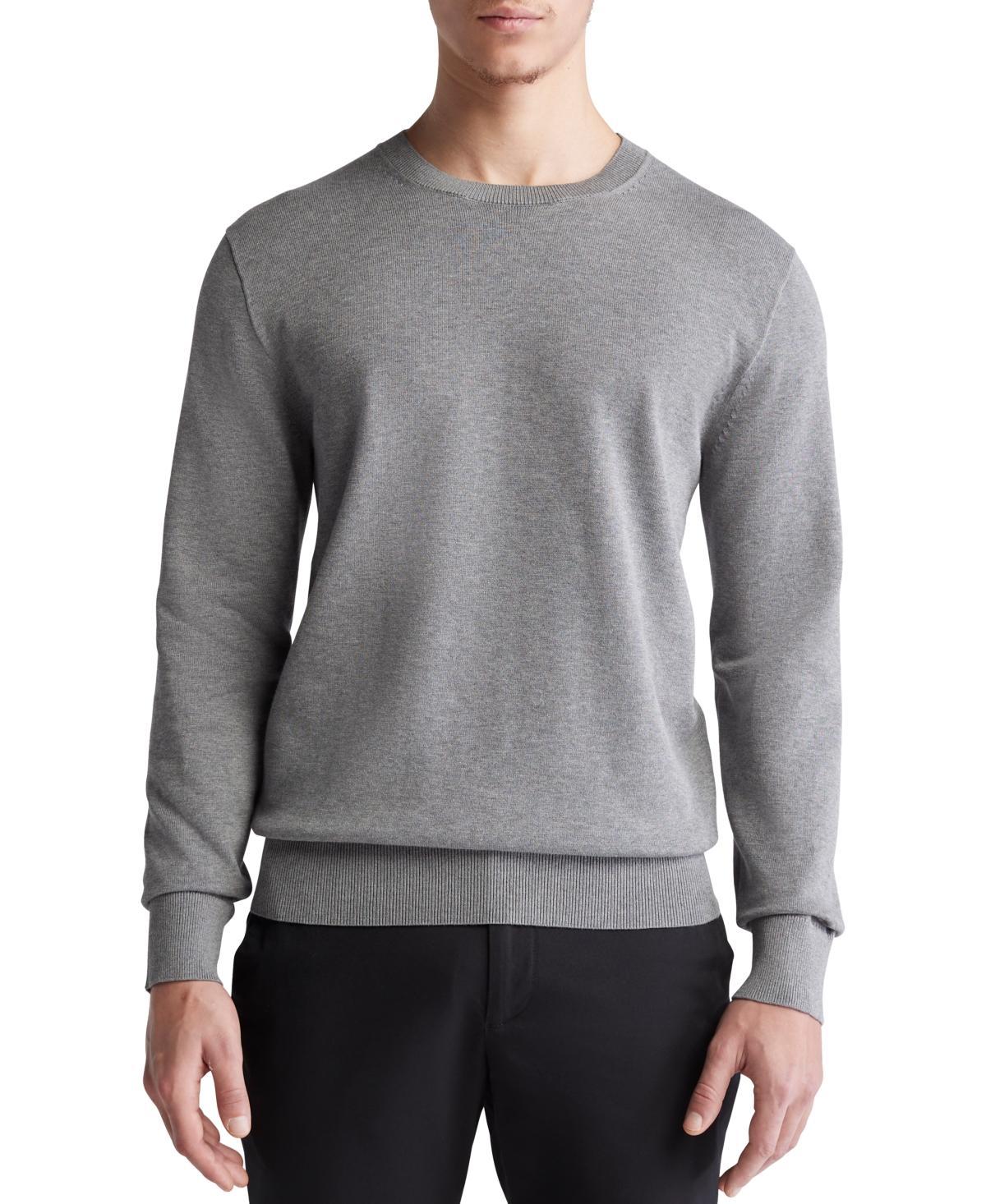 Calvin Klein Mens Long Sleeve Supima Cotton Crewneck Sweater Product Image