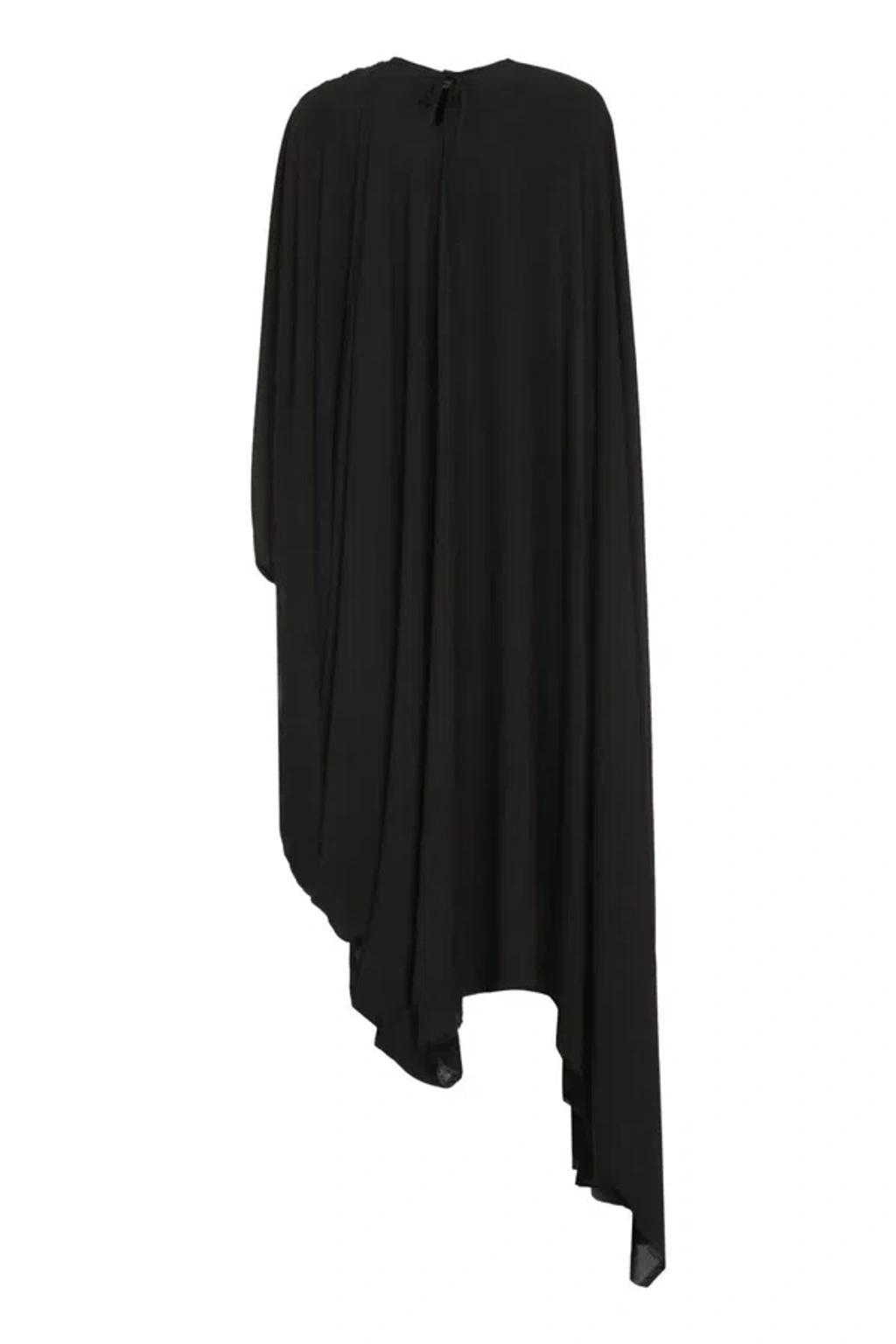 BALENCIAGA All In Crepe Dress In Black Product Image