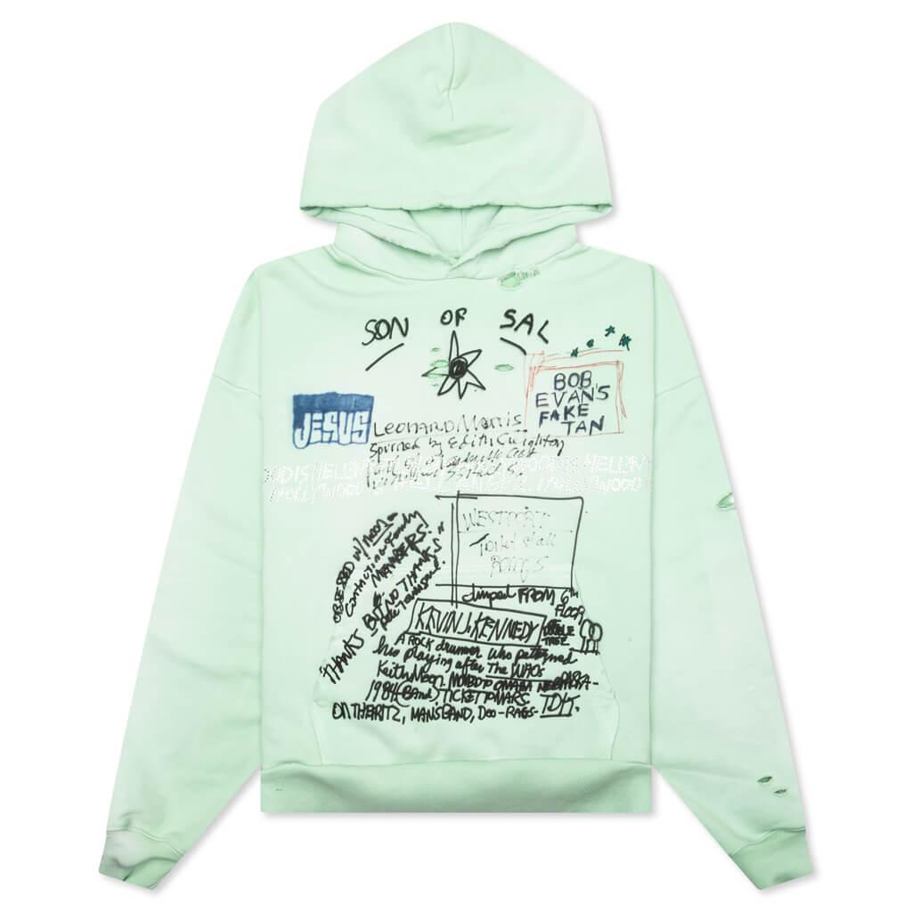 Son of Sal Hooded Sweatshirt - Mint Green Male Product Image