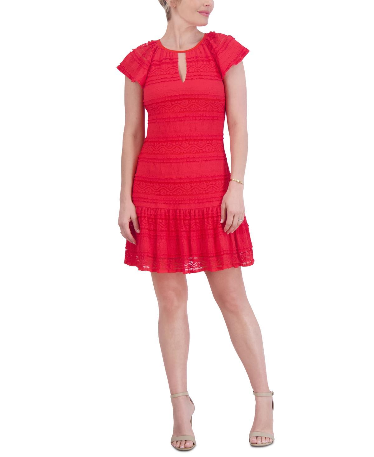 Jessica Howard Womens Lace A-Line Dress Product Image