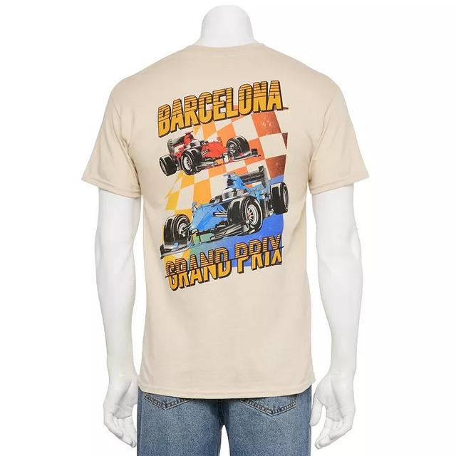 Mens Retrofit Barcelona Grand Prix Graphic Tee Brown Product Image