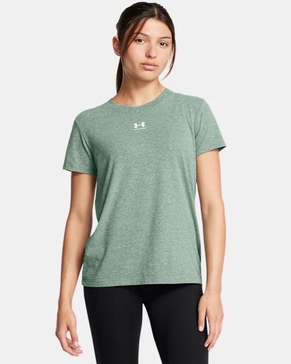 Womens UA Rival Core Short Sleeve Product Image