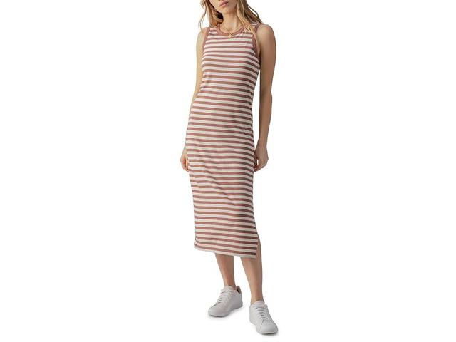 Sanctuary Contrast Trim Maxi (Washed Clay/Birch Stripe) Women's Dress Product Image