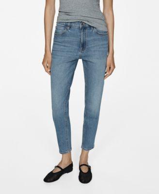 Mango Womens Mom Comfort High Rise Jeans product image