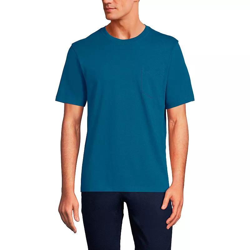 Big & Tall Lands End Super Pocket Tee, Mens Product Image