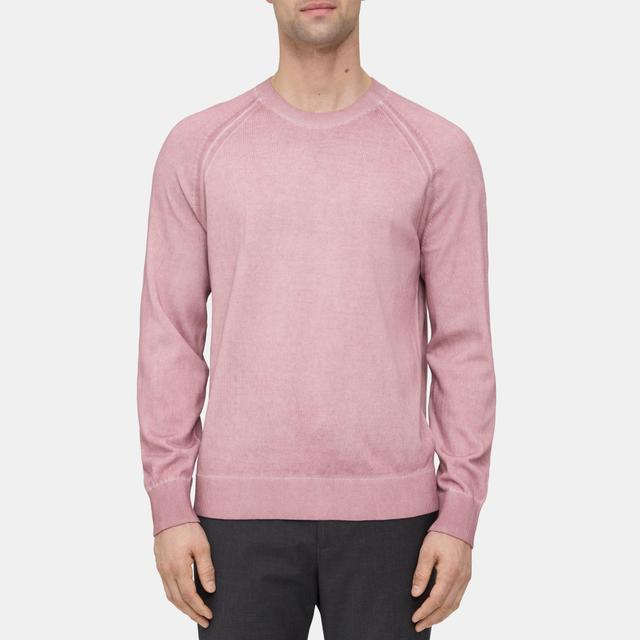 Cotton Crewneck Sweater | Theory Outlet Product Image