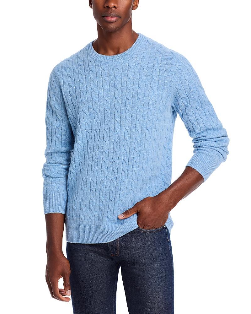 The Mens Store at Bloomingdales Cashmere Cable Knit Sweater - Exclusive Product Image