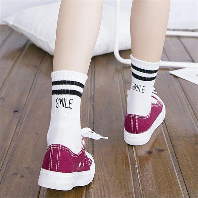 Contrast Trim Socks Product Image