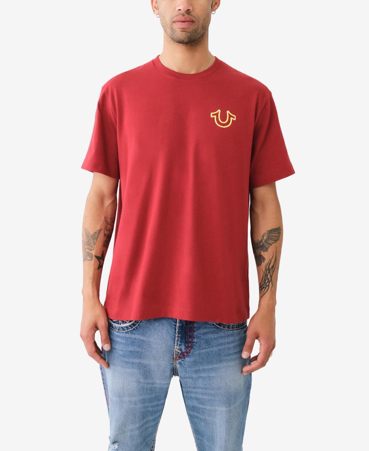 True Religion Mens Short Sleeve Relaxed Overseam Puff Tee Product Image