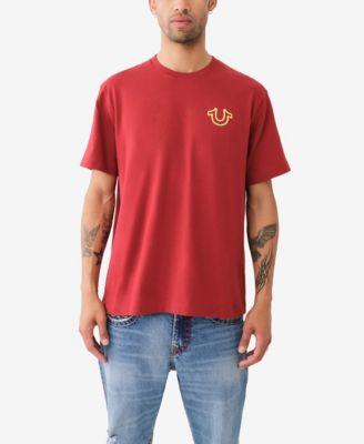 True Religion Mens Short Sleeve Relaxed Overseam Puff Tee Product Image