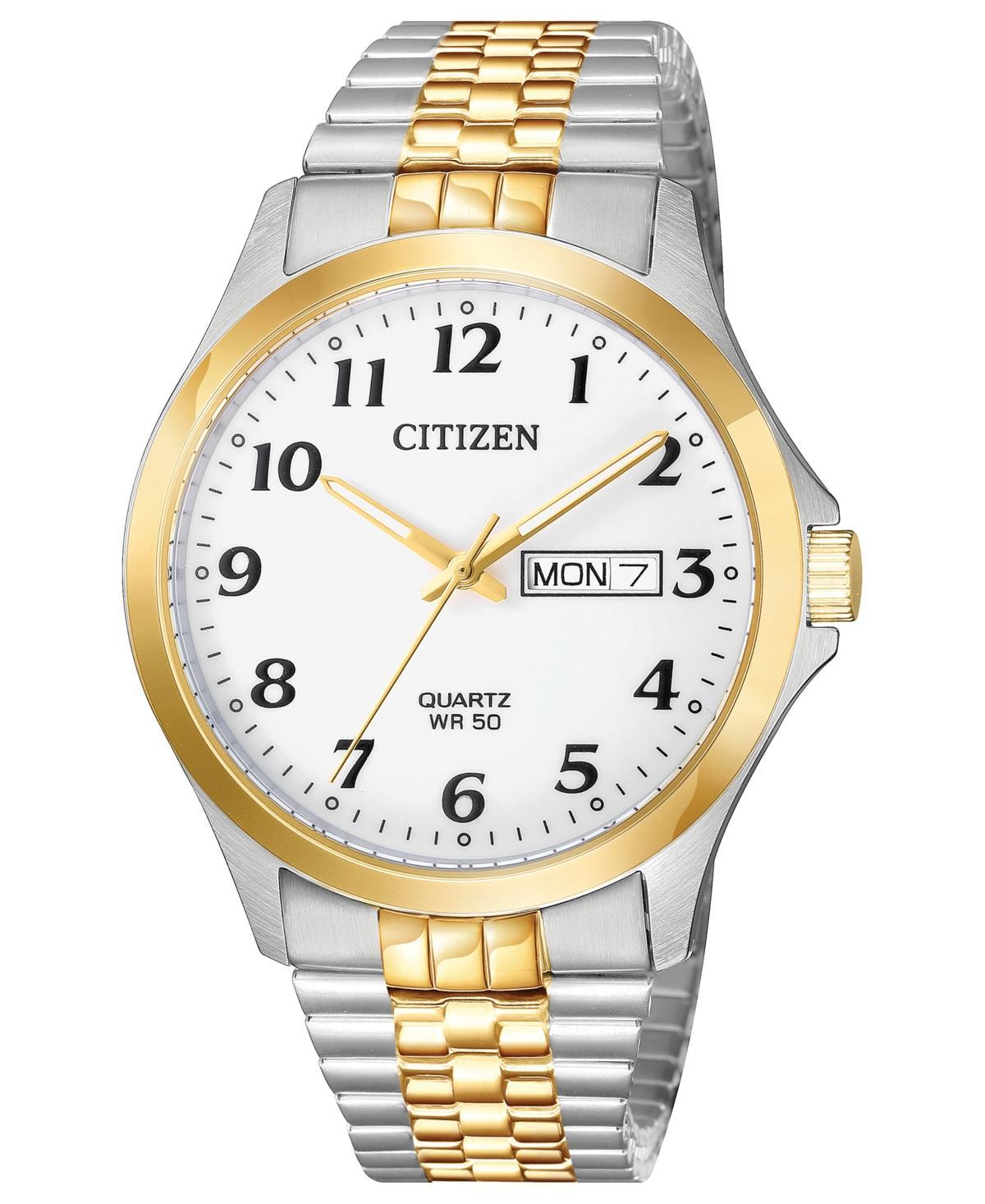 Citizen Mens Quartz Two-Tone Stainless Steel Bracelet Watch 38mm Product Image