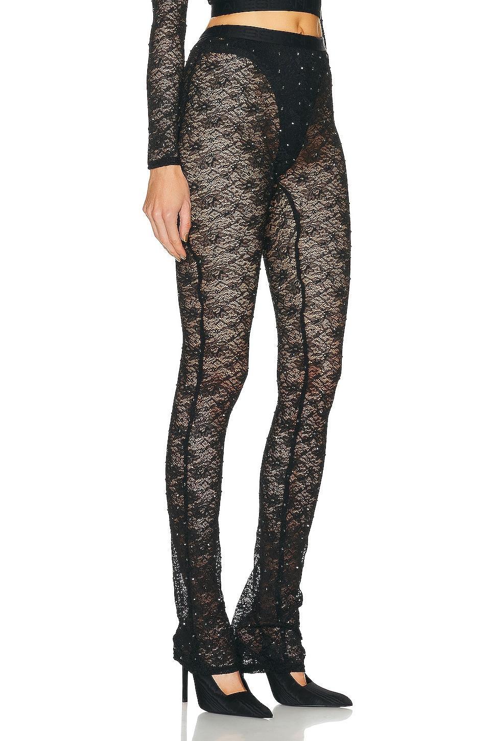 Alessandra Rich Stretch Lace Legging Product Image