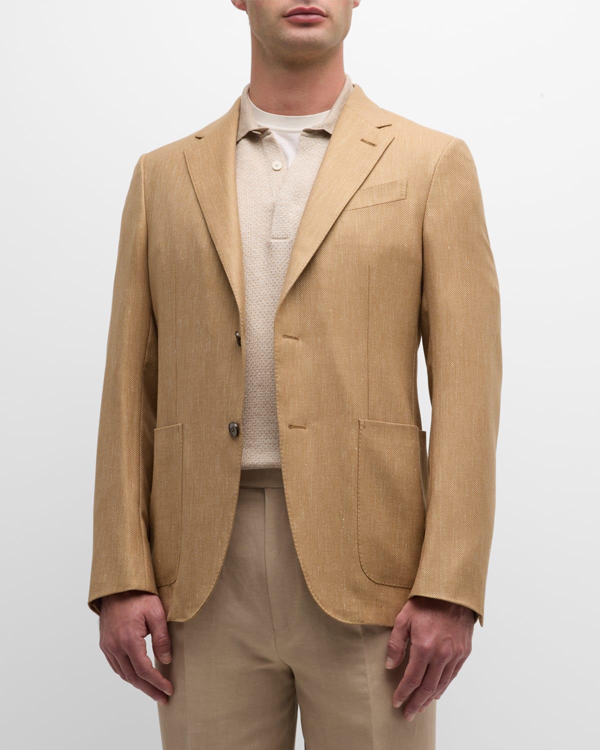 Mens Cashmere-Blend Twill Blazer Product Image