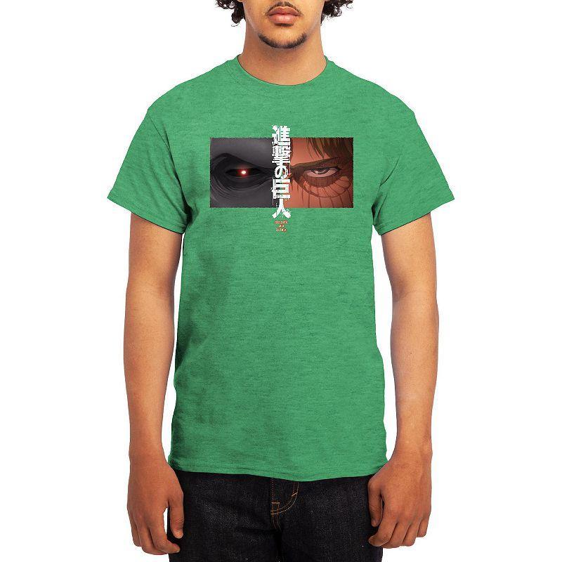 Mens Attack on Titan Tee Athletic Grey Product Image