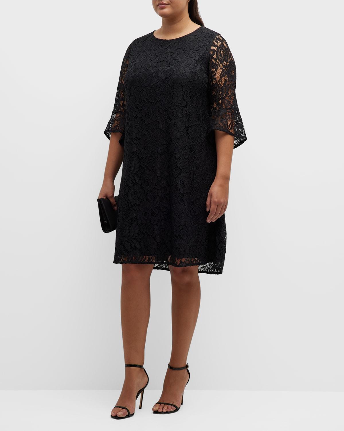 Womens Plus Size Julia Floral Lace Dress Product Image