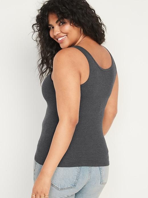 Rib-Knit First Layer Tank Top Product Image