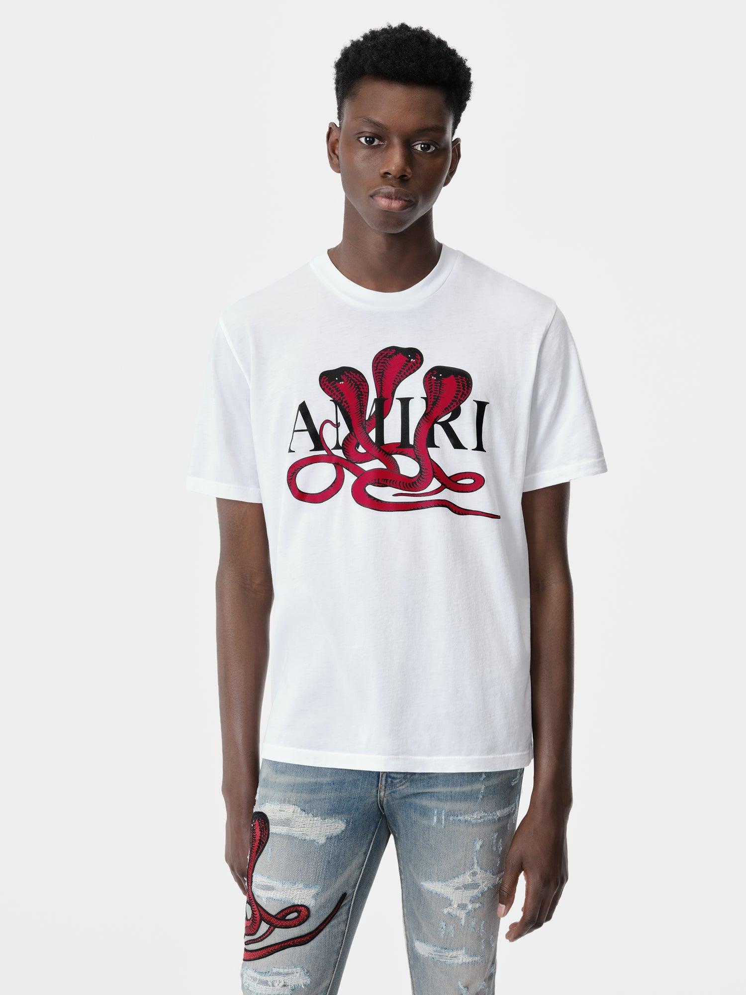 POISON TEE - White Red Male Product Image