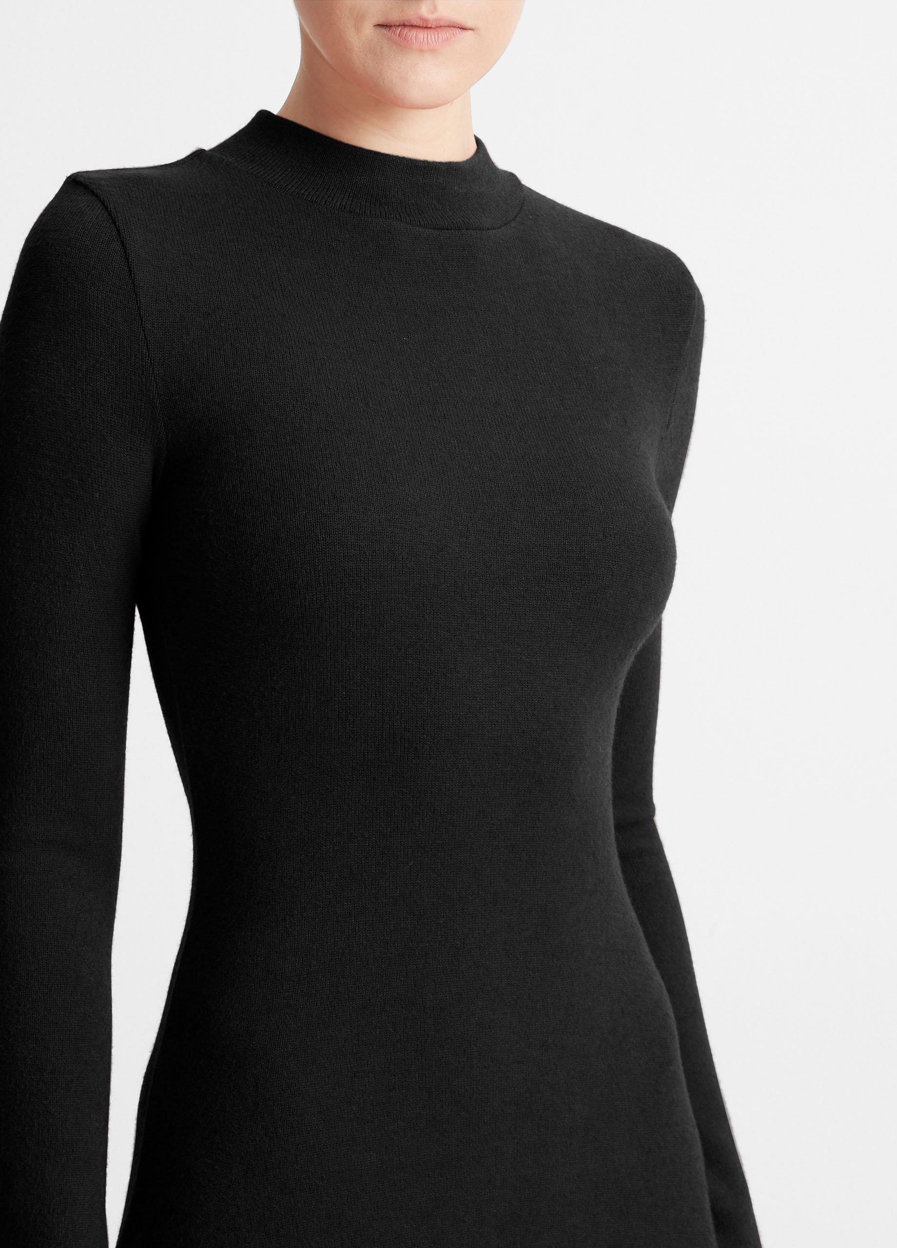 Mock Neck Long-Sleeve Dress Product Image