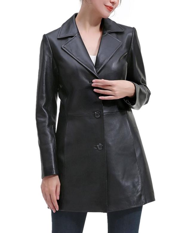 Bgsd Womens Women Irina Leather Coat Product Image