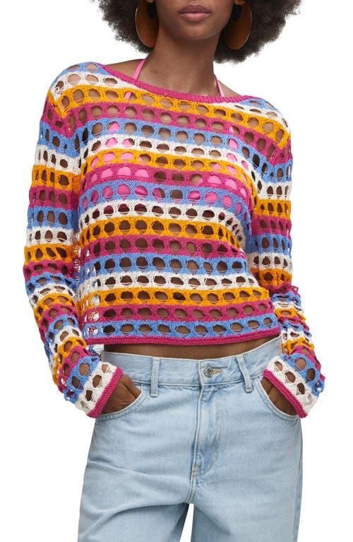 MANGO Crochet Sweater Product Image