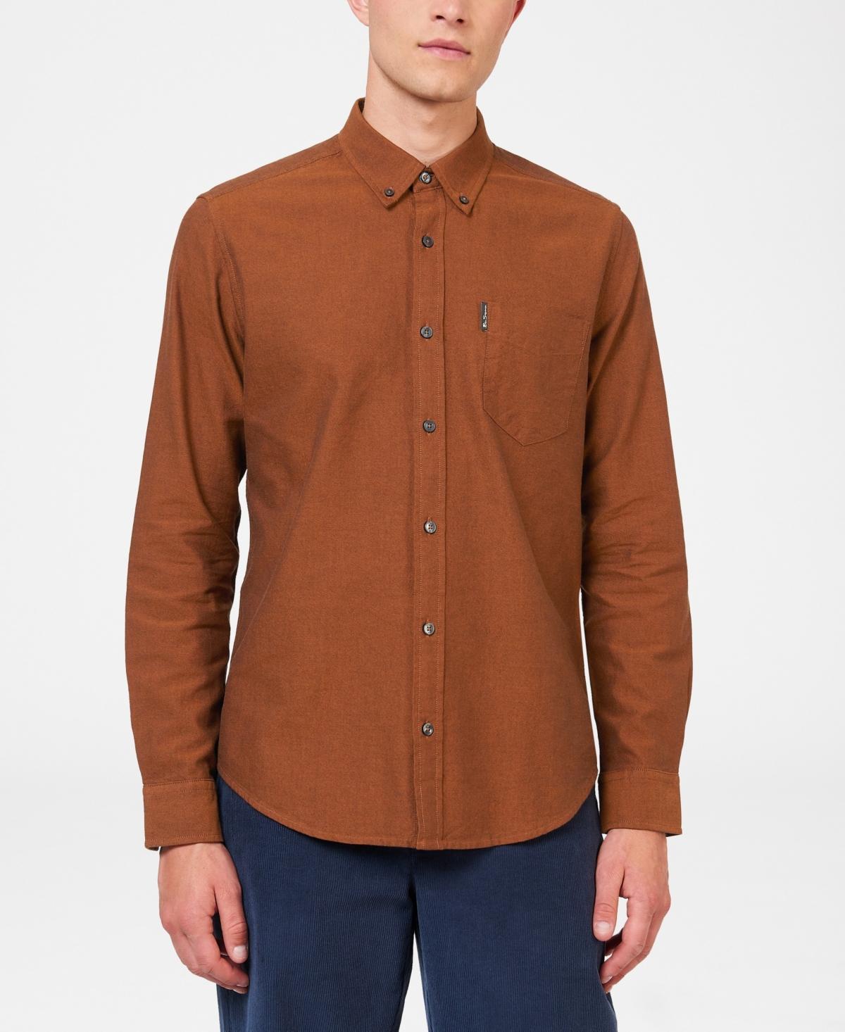 Ben Sherman Mens Iconic Oxford Single-Pocket Button-Down Long-Sleeve Shirt Product Image