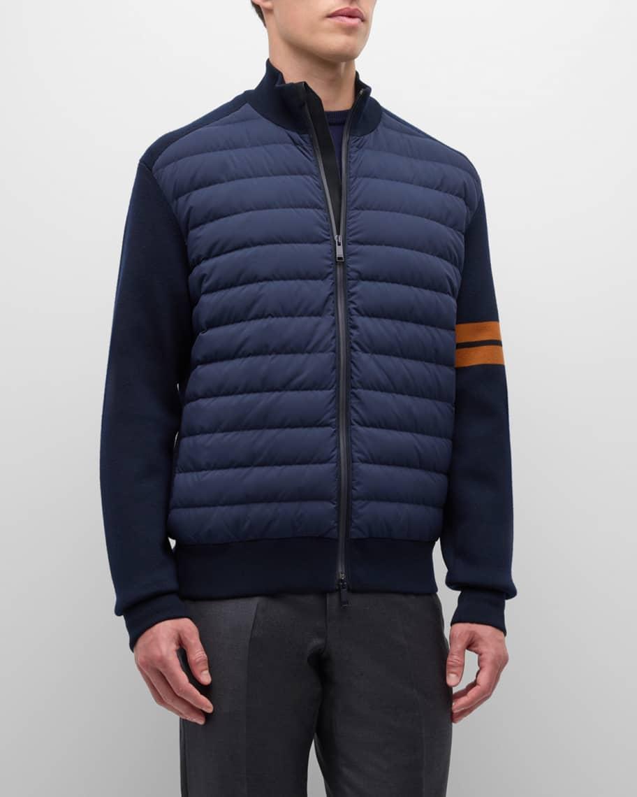 Mens Quilted Down Full-Zip Jacket Product Image