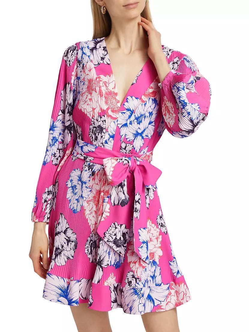 Liv Petals In Bloom Pleated Minidress Product Image