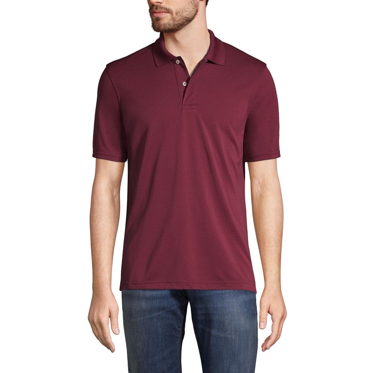 Mens Lands End Short Sleeve Quick-Dry Stain-Release Polo Shirt Product Image