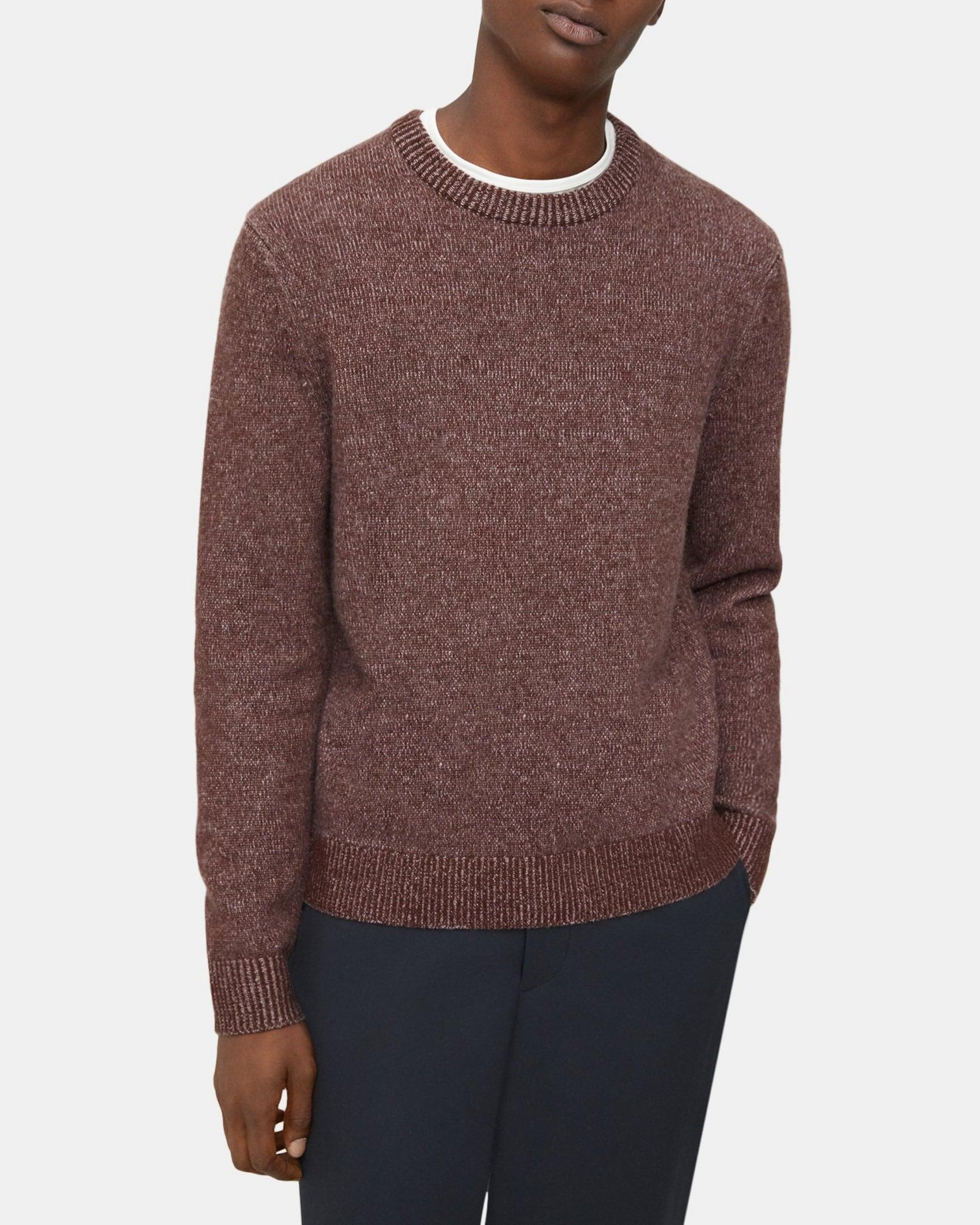 Crewneck Sweater in Wool-Cashmere Product Image