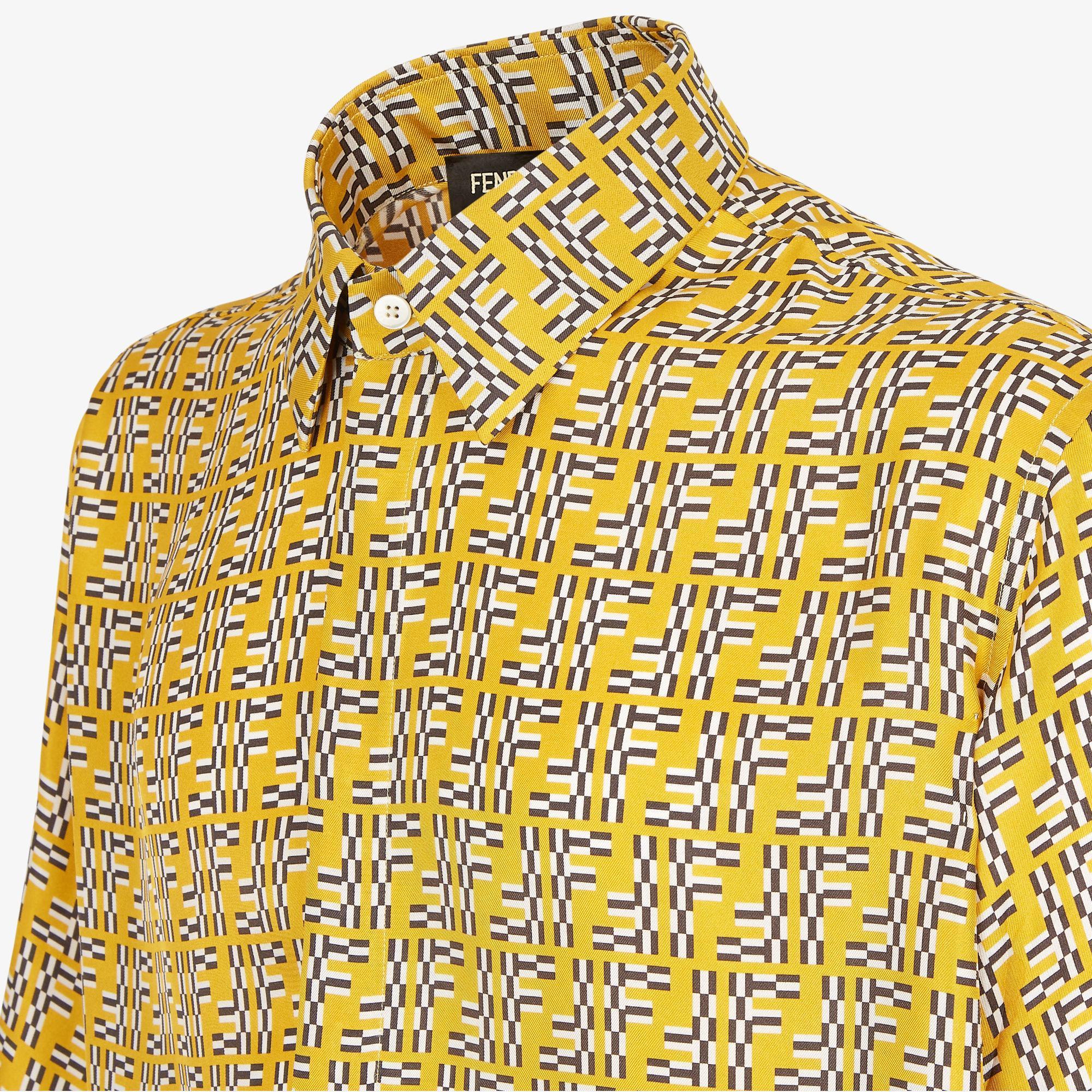 ShirtYellow FF Labyrinth silk shirt Product Image