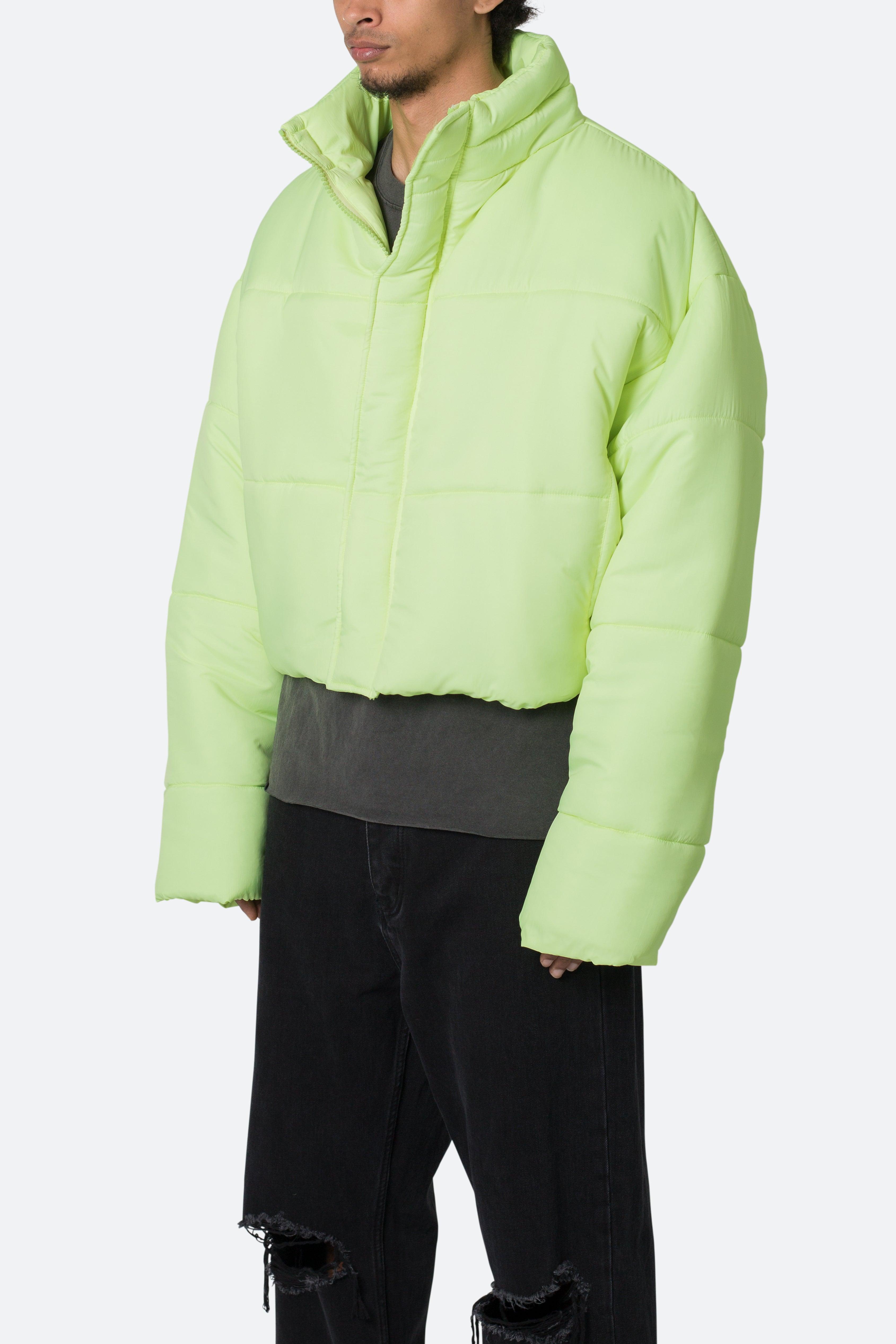 Cropped Puffer II Jacket - Green Product Image