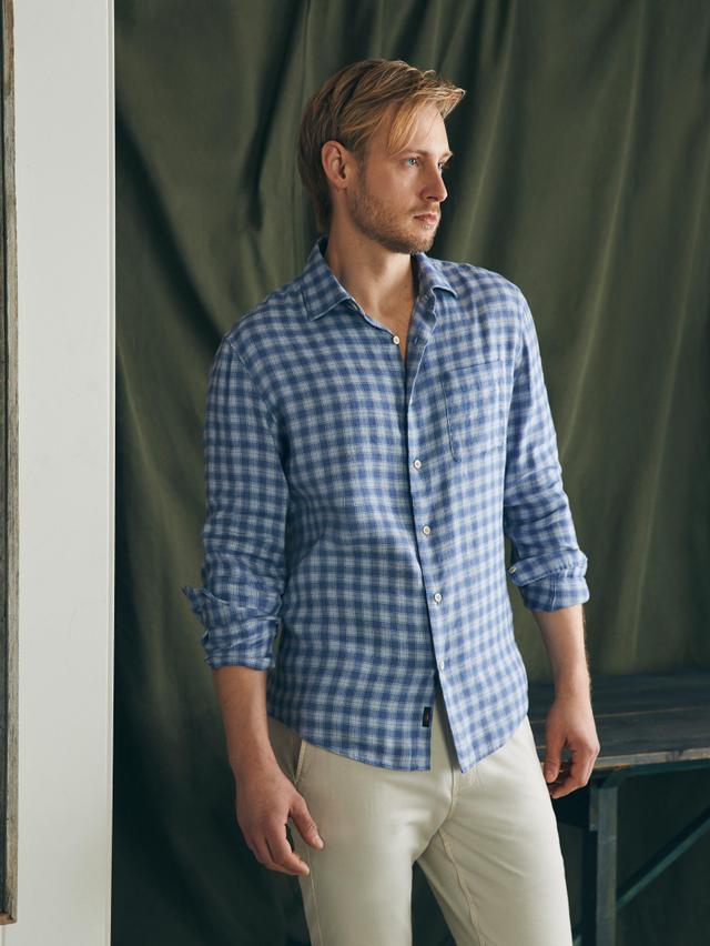 Weekend Blend Shirt - Rockville Blue Plaid Male Product Image