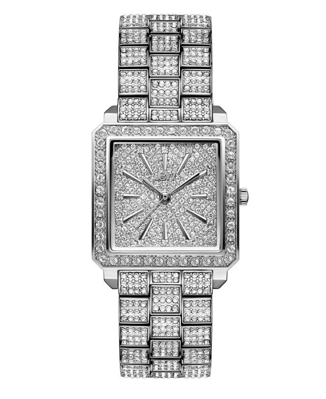 Jbw Womens Cristal Silver-Tone Stainless Steel Watch, 28mm Product Image