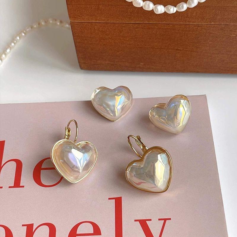 Heart Faux Pearl Earring product image