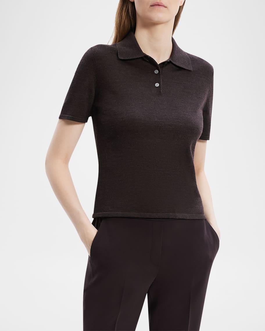 Slim Knit Polo Top Product Image