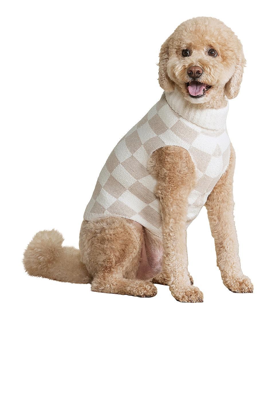 CozyCotton Checkerboard Pet Sweater Barefoot Dreams Product Image