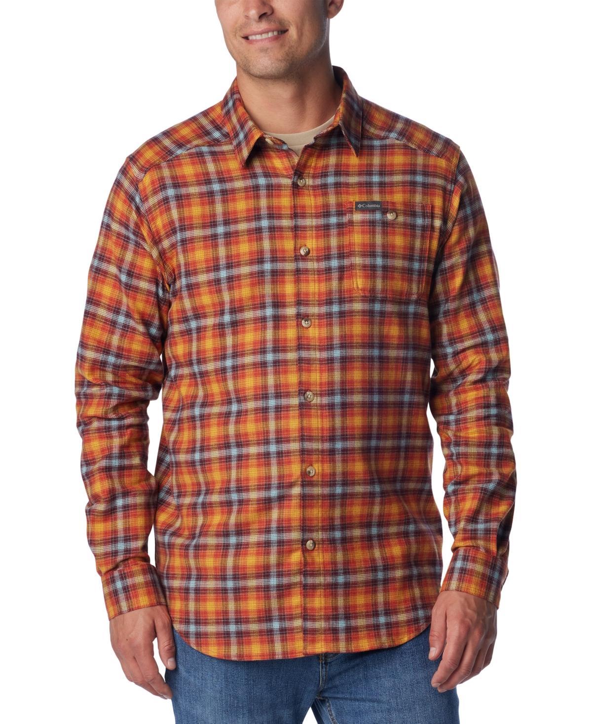 Columbia Mens Cornell Woods Flannel Long Sleeve Shirt Product Image