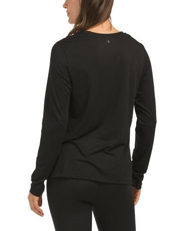 Long Sleeve Top With UPF 50 for Women | Polyester/Spandex/Cotton Product Image