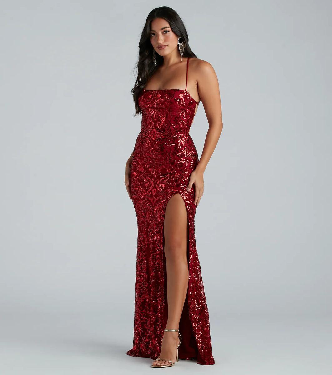 Kinsley Formal Sequin Mermaid Dress Product Image