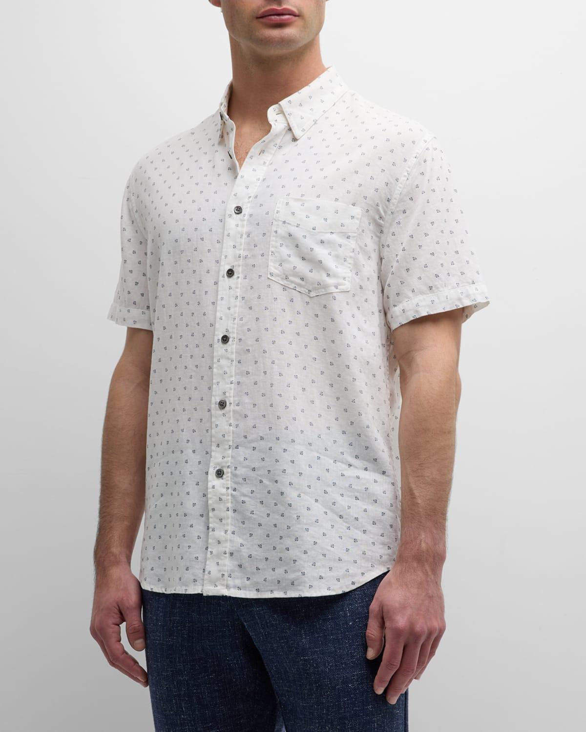 Mens Carson Button-Front Shirt Product Image