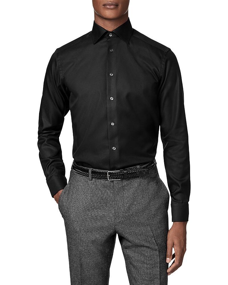 Mens Contemporary-Fit Diagonal Stripe Dress Shirt Product Image