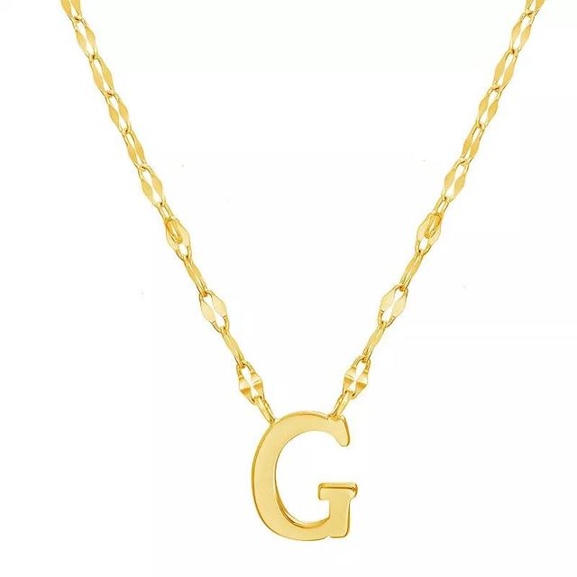 Paige Harper Initial Necklace, Womens G Gold Tone Product Image