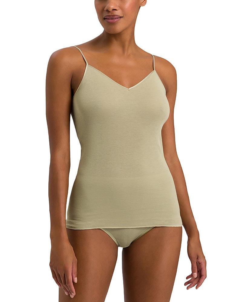 Womens Cotton Seamless V-Neck Spaghetti Camisole Product Image