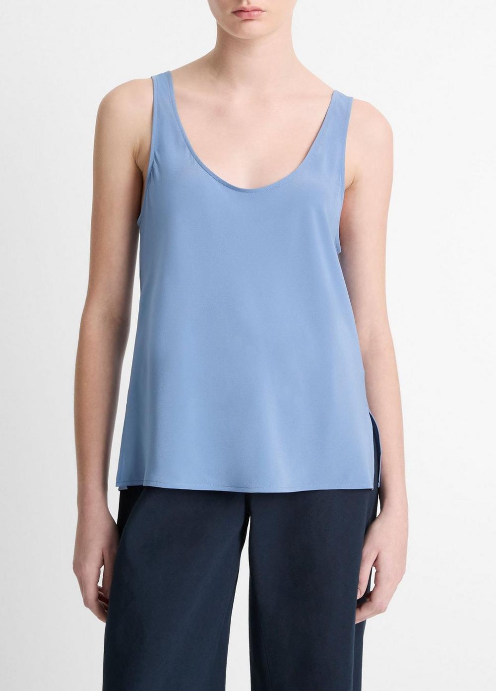 Classic Stretch-Silk Bias Tank Product Image