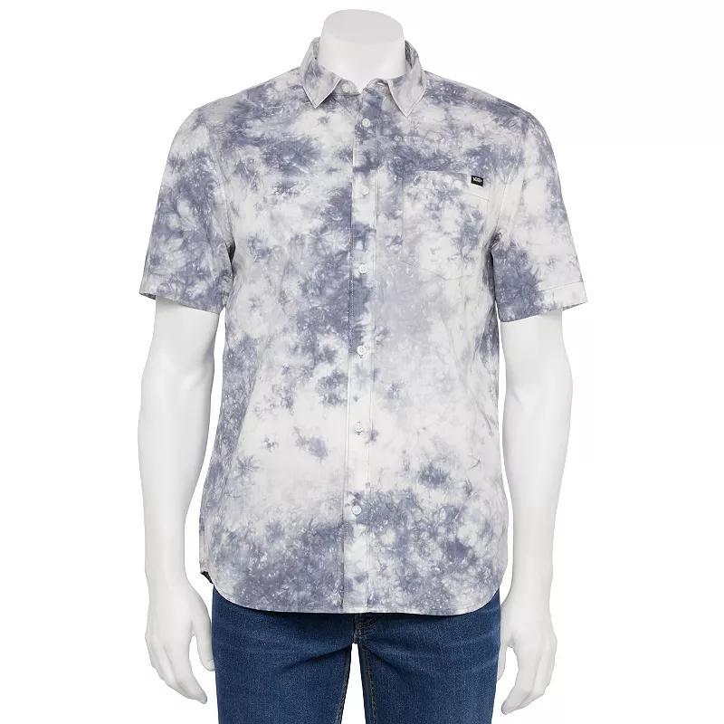 Mens Vans Script Short Sleeve Woven Shirt Product Image