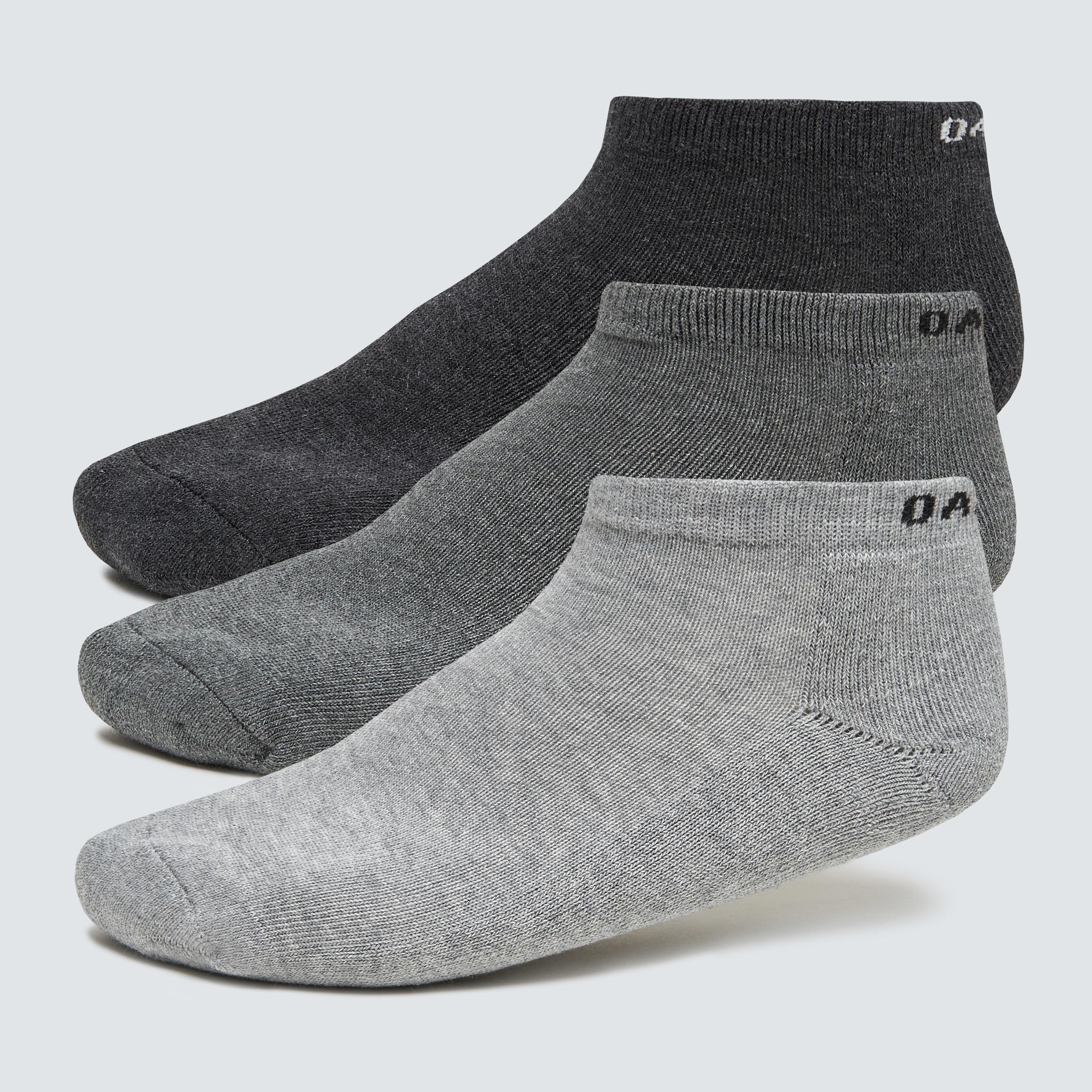 Oakley Men's Short Socks Heather (3 Pcs) Size: L Product Image