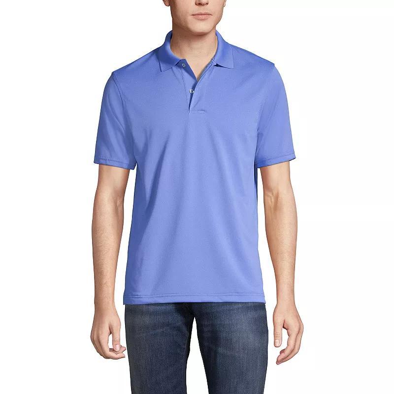 Mens Lands End Short Sleeve Quick-Dry Stain-Release Polo Shirt Product Image