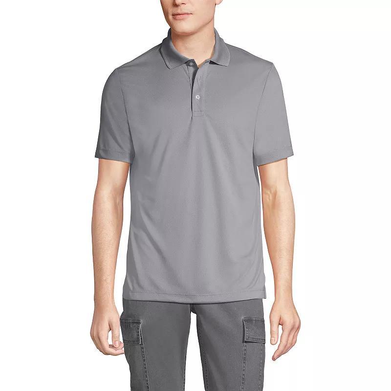 Mens Lands End Short Sleeve Moisture-Wicking Active Polo Shirt Product Image